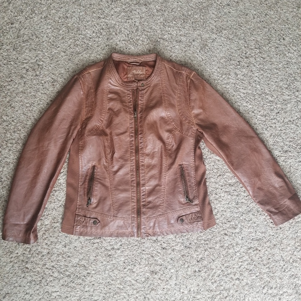 NWOT Faux Leather Jacket